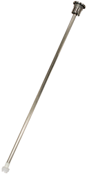 DIAL 1-delige zuigbuis RVS 105 cm voor IBC en vat met SEC/CDS verbinding grove draad S 56x4 mm