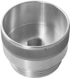 Aluminium adapter voor opdraai vetpatronen Fuchs/Reiner/Kajo 500 gram