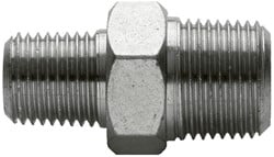Samoa zeskantnippel 3/8 x 1/4 BSPT voor luchtaccesoires op pneum.pompen