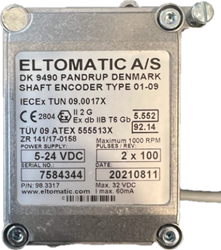 Encoder model 98 ATEX 01-09 UCCW - With pull-up resistor and SMITH meter drive - 15 meter cable