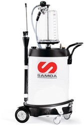 Samoa Mobiele afgewerkte olie afzuigunit + inspectiereservoir 100 liter overdruk