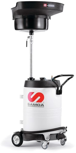 Samoa Mobiele afgewerkte olie opvangunit 100 liter externe afvoerpomp