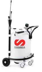 Samoa Mobiele afgewerkte olie afzuigunit 70 liter overdruk