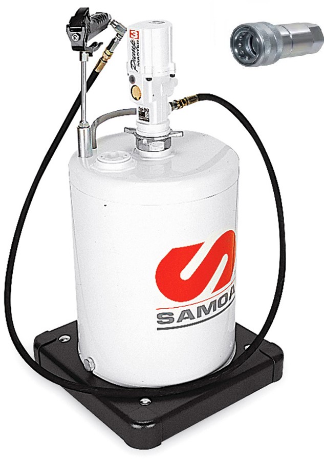 Pompe à graisse pneumatique 540 g/min PUMPMASTER 3 - 55:1 de SAMOA