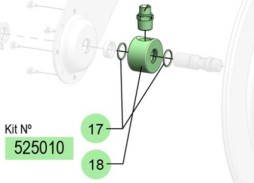 Samoa haspel swivel RM34 series Olie, Diesel, Antivries, Lucht