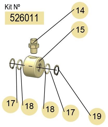 Samoa haspel swivel 506321 series Vet/Hydrauliek