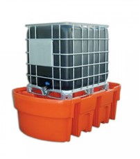 Dial Kunststof lekbak spillsafe oranje voor 1000 Ltr IBC's 