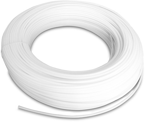 Samoa PU luchtslang wit 12X10 mm voor afgewerkte olie unit PER METER