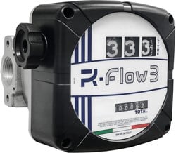Adam Pumps R-Flow Mechanische volumemeter Diesel 3 cijferig 20-120 l/min 1 BSP model C 