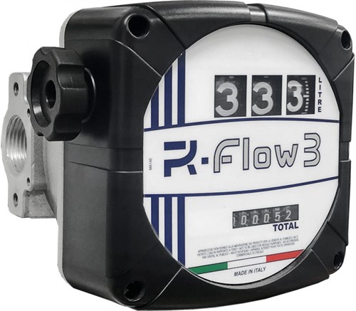 Adam Pumps R-Flow Mechanische volumemeter Diesel 3 cijferig 20-120 l/min 1 BSP model C