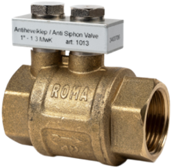 Antihevelklep messing G1 BSP 1.1 MKW KIWA gecertificeerd - VITON afdichtingen