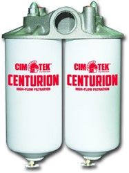 CimTek Centurion dubbele filterhouder 11/2 BSP  aluminium