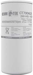CimTek spin-on filterelement Hydrosorb  260 HS-II-10 65 l/min 10 mu