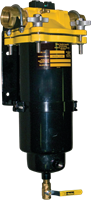 Filter/Water separator VF-65 met DP indicator, kijkglas en drain afsluiter