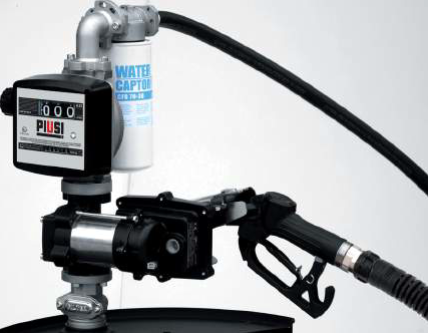 DRUM EX50 Vatpompset Benzine-en Diesel +meter Atex 