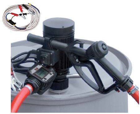 Pico 12 K24 M kunststof vatpompset + meter  Diesel,Water of Antivries 12VDC