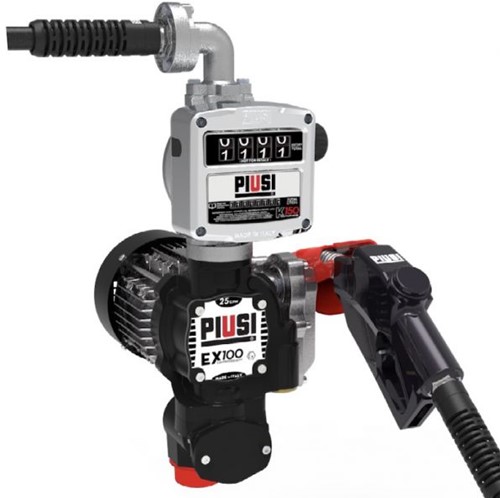 Piusi EX100 DRUM Benzinepompsets A140 5M K150 vat/tank montage ATEX