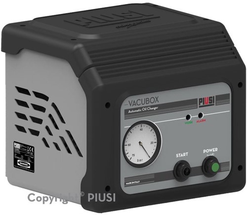 Piusi Vacubox afgewerkte olie extractor 1-10 L/m