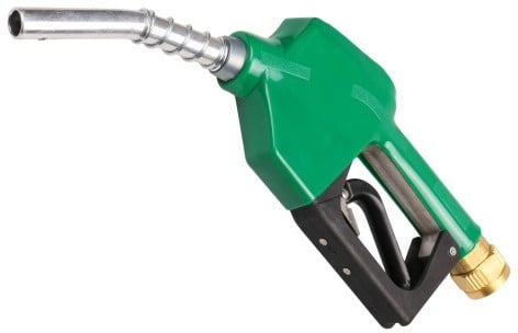 A60 Brandstofpistool 70 l/min loodvrije spout groene kap