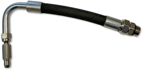 Piusi flexibele uitloop G1/2 met haakse manuele non-drip voor olie pistool K400