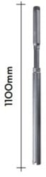Piusi Zuigbuis staal telescopisch 110cm G1 BSP bui dr. 