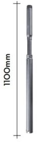 Piusi Zuigbuis staal telescopisch 110cm G1 BSP bui dr. 