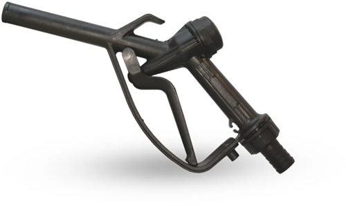 Piusi kunststof tappistool zonder afslag met swivel 19 mm tule  Zwart