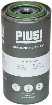 Piusi filter element ATEX E25 benzine/diesel/petroleum 70 l/min  hydrosorb 10 micron 12 bar   
