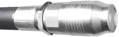 Piusi rechte flexibele uitloop 3/4 met autom. non-drip voor NEXT/2 oliepistolen