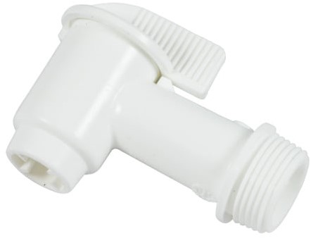Dial Vatkraan PVC 3/4 BSP wit voor oliedrum 