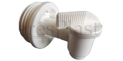 DIAL kunststof aftapkraan voor kunststof vaten S56x4 19,5mm tule zonder beluchting