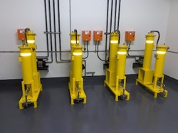 Kidney / rondpomp filter systeem voor 5000 tot 10000 Liter brandstoftank