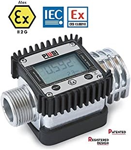 K24 Digitale doorstroommeter Benzine ATEX
