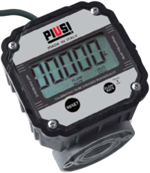 K600 B/3 Pulse Meter Diesel met display 10-100 l/min G1 BSP bi geflenst