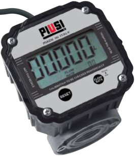K600 B/3 Pulse Meter met display 3/4 NPT GALLONS 