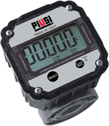 Piusi K600 B/3 Digitale vloeistofmeter Diesel met vergroot display 10-100 l/min G1 BSP bi geflenst