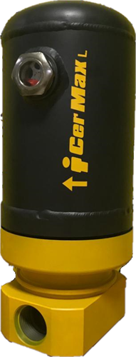 LW Water/ Particle vessel + G1 YELLOW head, (excludes cartridge) - stand alone unit-3