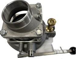 Niehüser Doseeradapter met bedieningshendel, met kijkglas DN100, uitlaatmondstuk G3 BSP AG