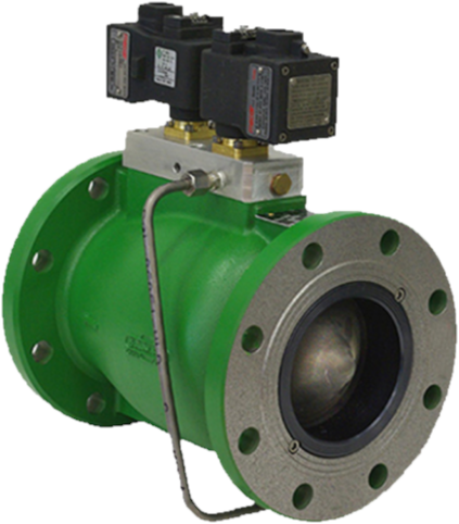 MS75S-1 Double case 4” positive displacement flow-meter with FD75 filter/Aireleminator with 2x LC-Sound and POD pulser - Horizonal Outlet-3