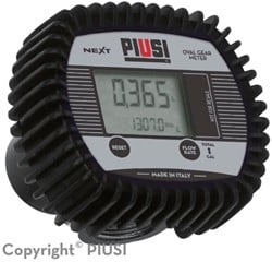 Piusi Next/2 Digitale vloeistofmeter 3/4 BSP 6-60 l/min 70 bar