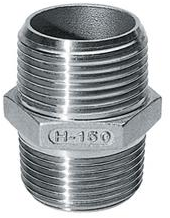 Gegalv. stalen dubbele nippel VNR 280 G11/2 x G11/2 buitendraad x buitendraad