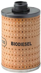 Goldenrod filterelement Biodiesel vuil