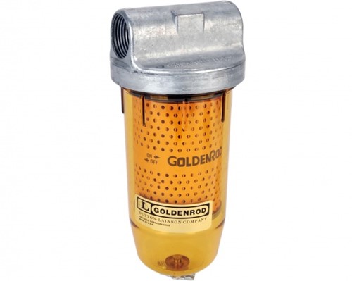 Goldenrod Clearcaptor Brandstoffilter 3/4 NPT 10 micron