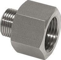RVS neusstuk 3/8 x 1/4 BSP BI X BUI