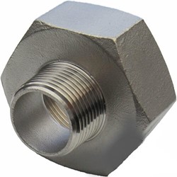 E-Flex TW soknippel RVS G11/2 Bin x G11/4 buitendraad BSP