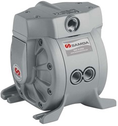 Samoa DF50 DUAL ALU Luchtaangedreven Membraanpomp 50 l/min 2x 1/2 BSP 8 bar
