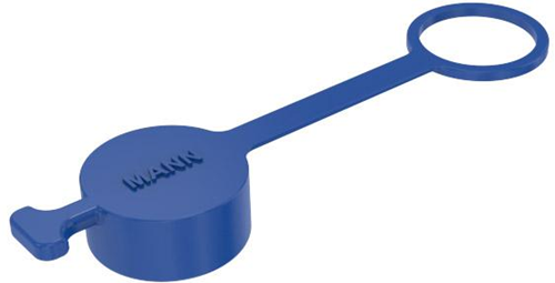MannTek Stofkap EPDM blauw voor dry break koppeling mannelijk (tank-unit) 70mm