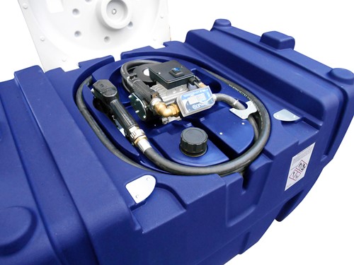 ADAM Tech Tank Diesel 440 LTR PA70 silent 230V 60 l/min met meter-2