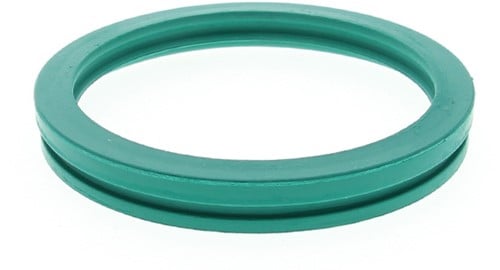 Hypalon dichtring met rand voor E-Flex kroonring DN80 groen