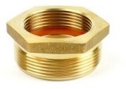 E-Flex TW verloopring 241 messing G2 BSP bui x G11/2 BSP bin 